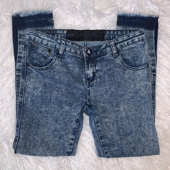 🔸 One Teaspoon - Acid Wash Jeans - Picture 1 of 5